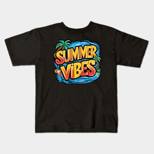 summer vibe Kids T-Shirt